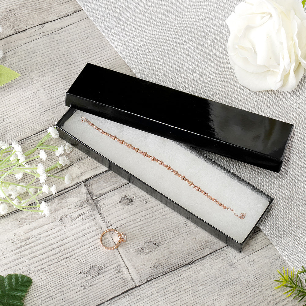 Black Gloss Cotton Filled Cardboard Boxes