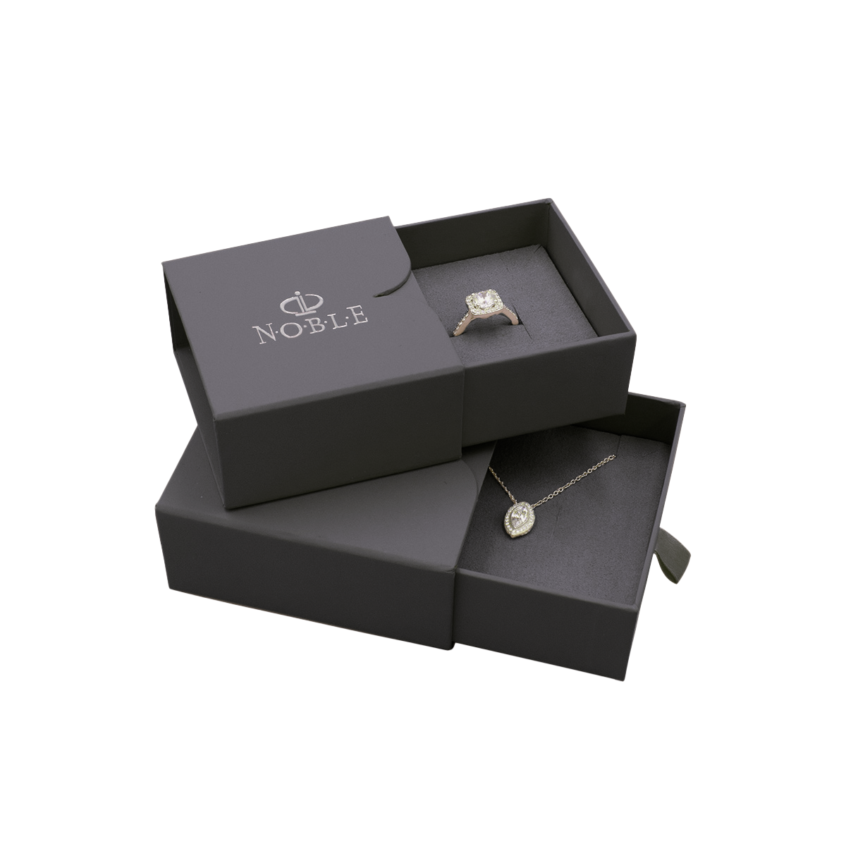 Edina Collection - Matte Multi-Insert Slide Drawer Box