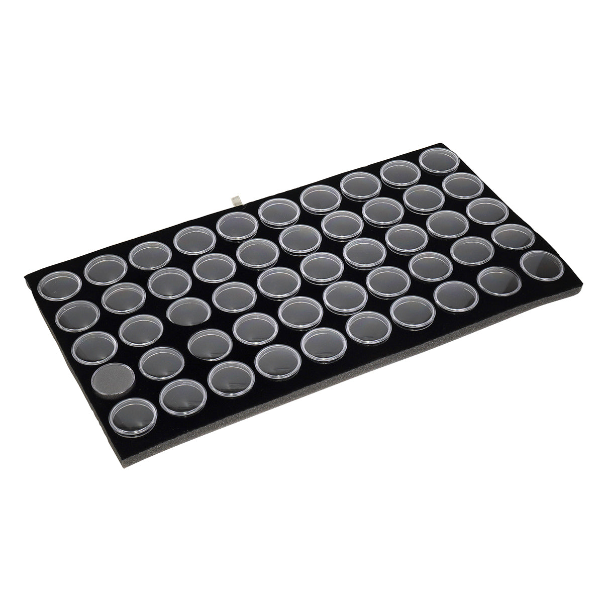 Plastic Pad and Jars for Colored Stones