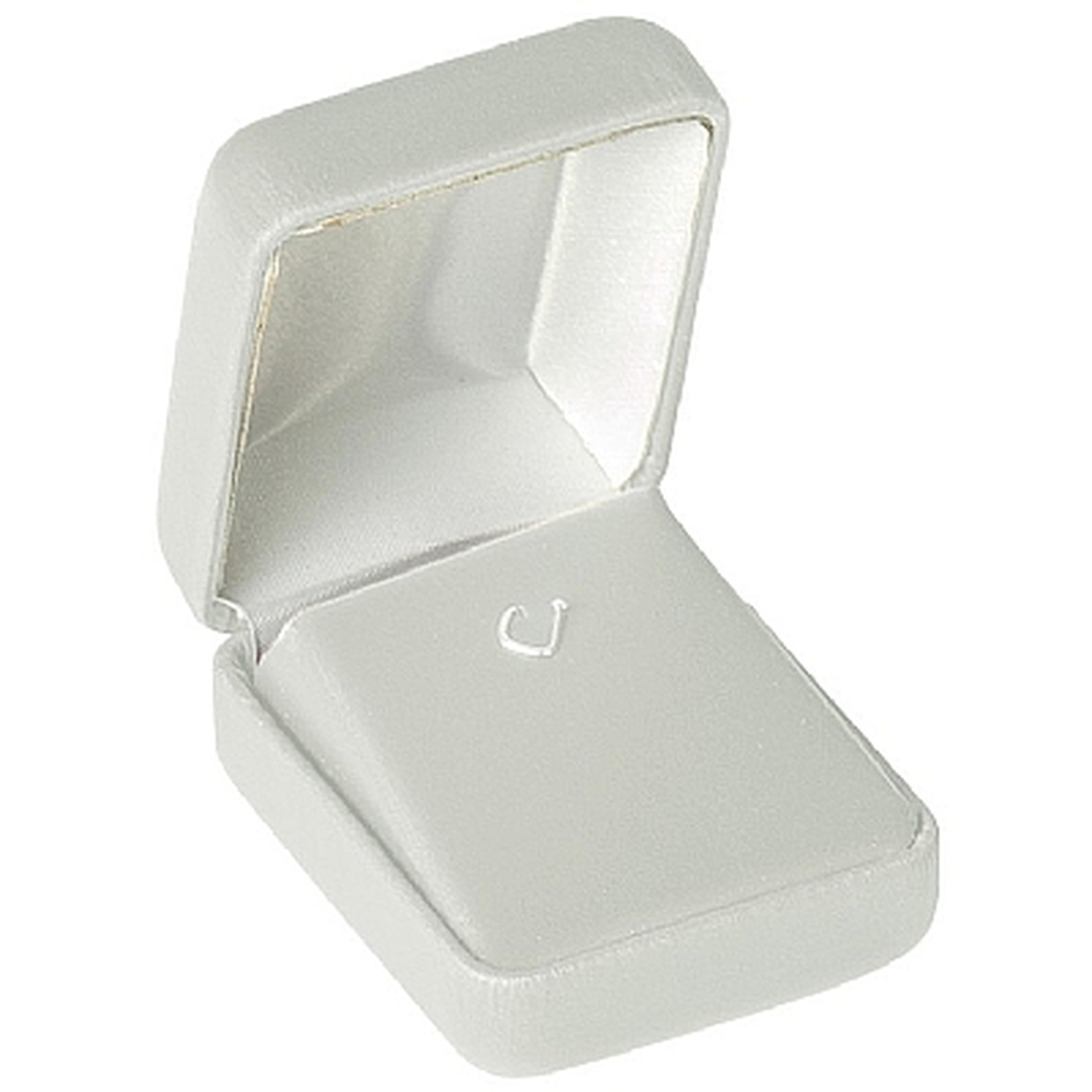 Leatherette Charm Box with Hook with Matching Leather Feel Inserts