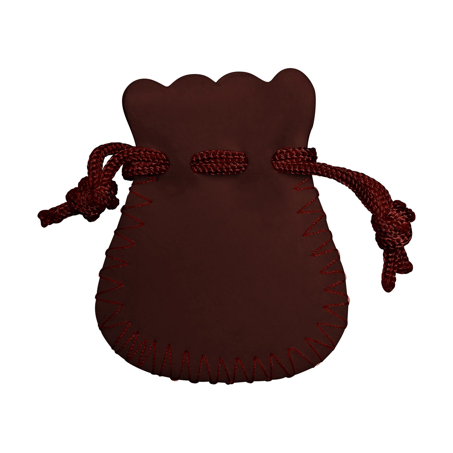 Round Suedine Pouch
