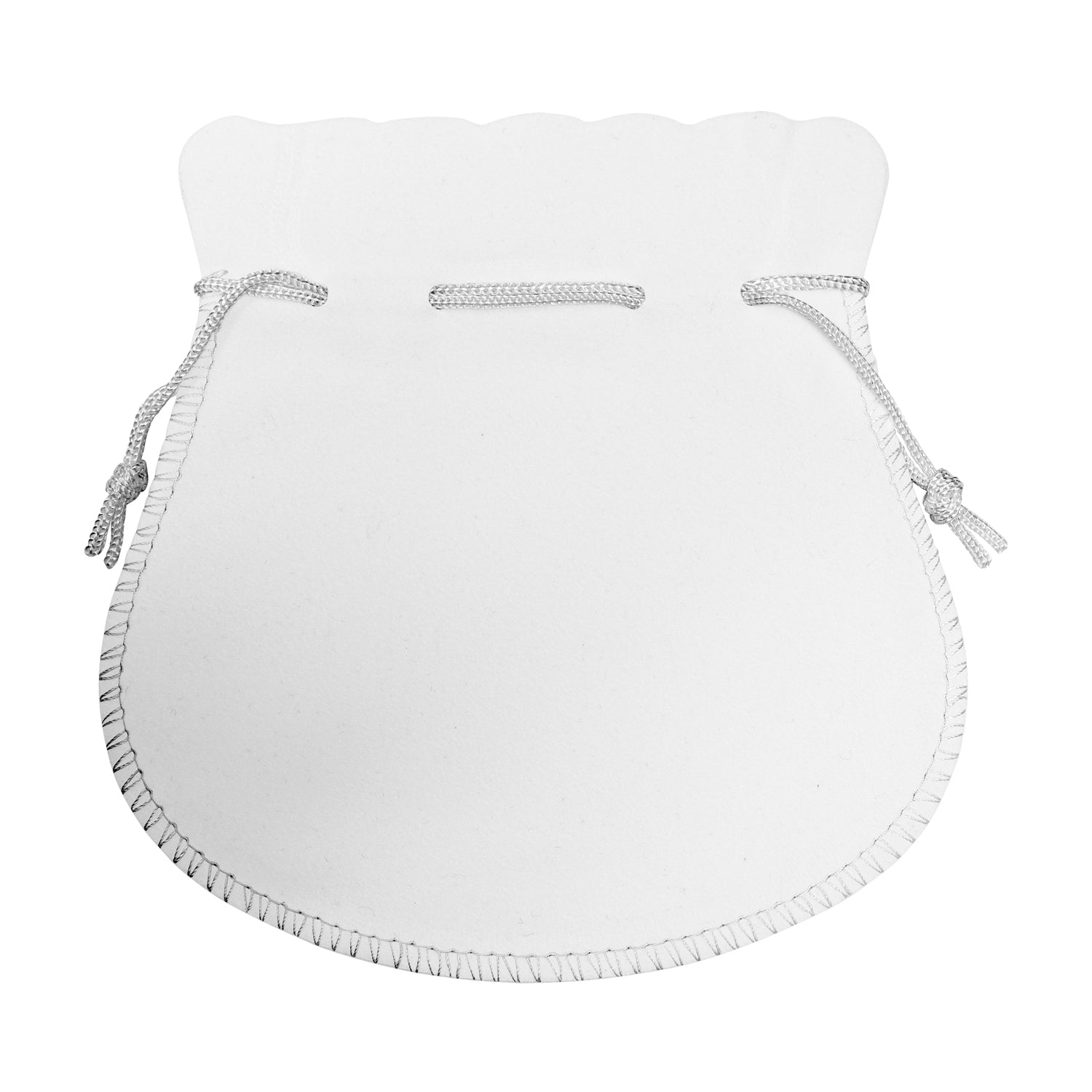 Round Suedine Pouch
