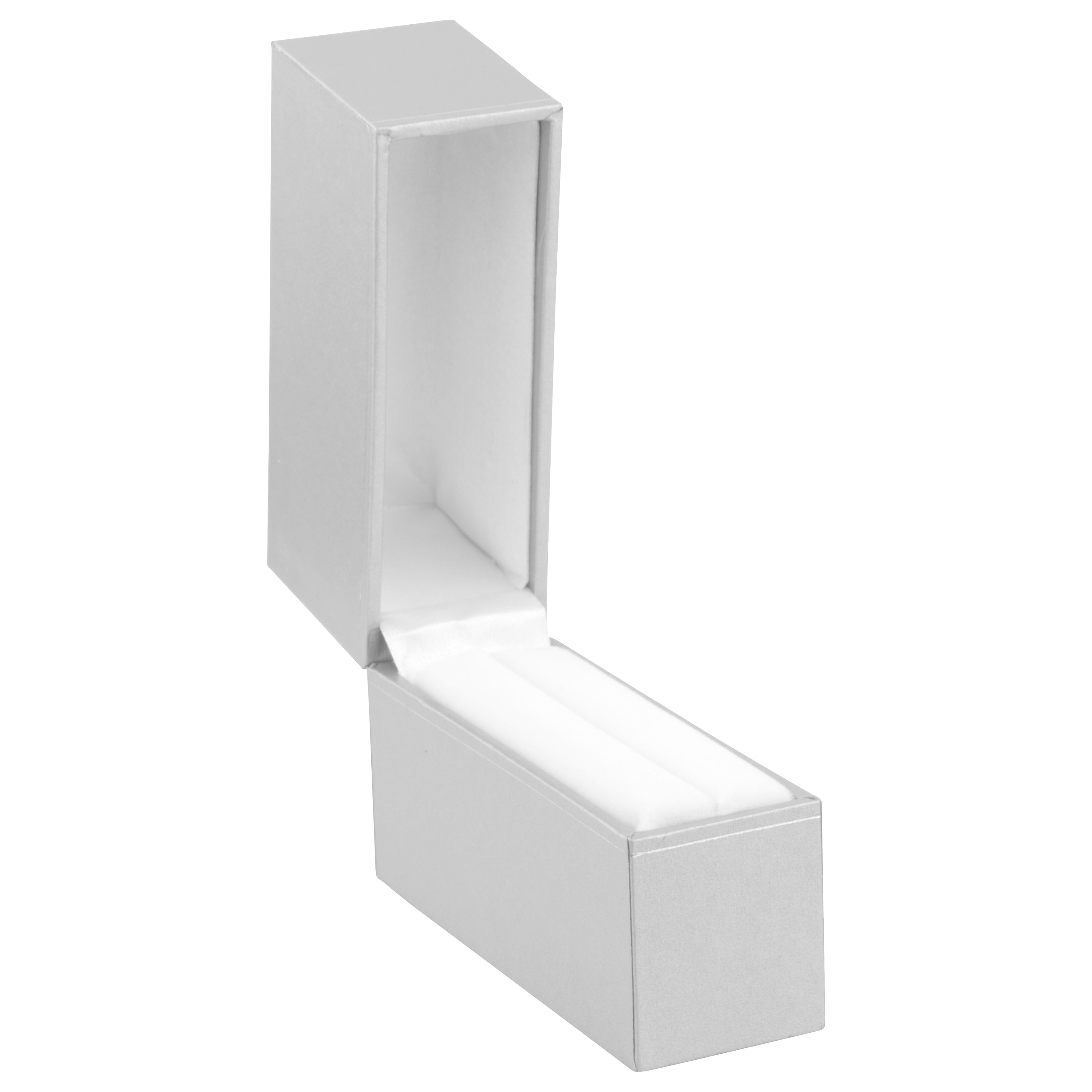 Paper Covered Standing Bangle Box with Gold Accent