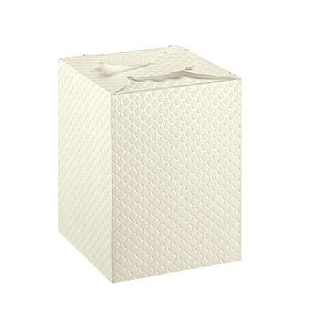 White Quilted Embossed Confection Boxes