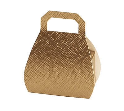 Gold Linen Confection Boxes