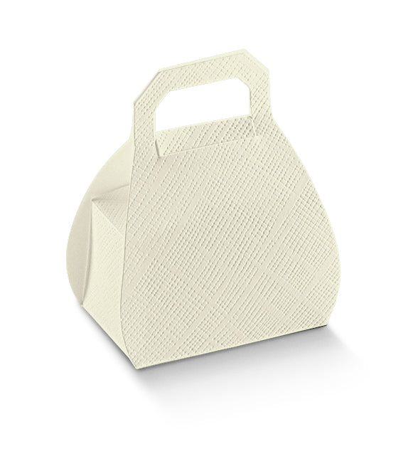 White Linen Confection Boxes