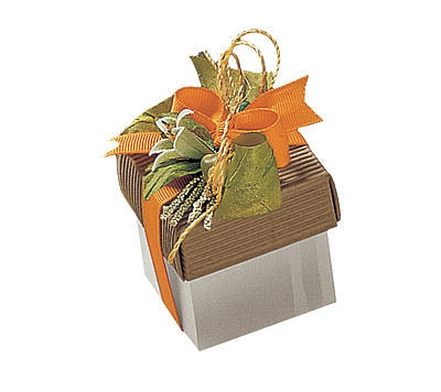 Natural Ribbed Confection Boxes