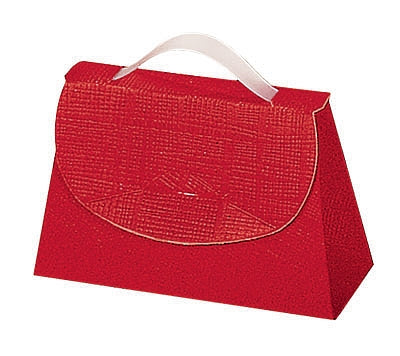 Red Linen Confection Boxes