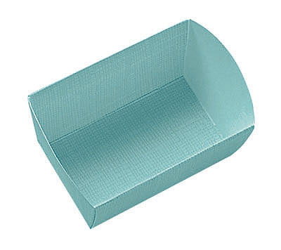 Aqua Linen Confection Boxes