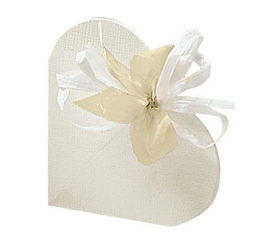 White Linen Confection Boxes