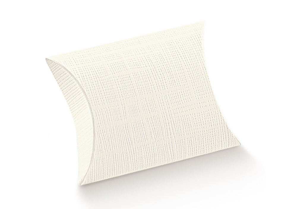 White Linen Confection Boxes