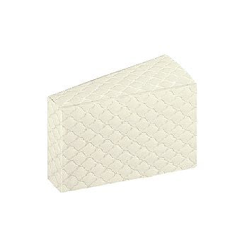 White Quilted Embossed Confection Boxes