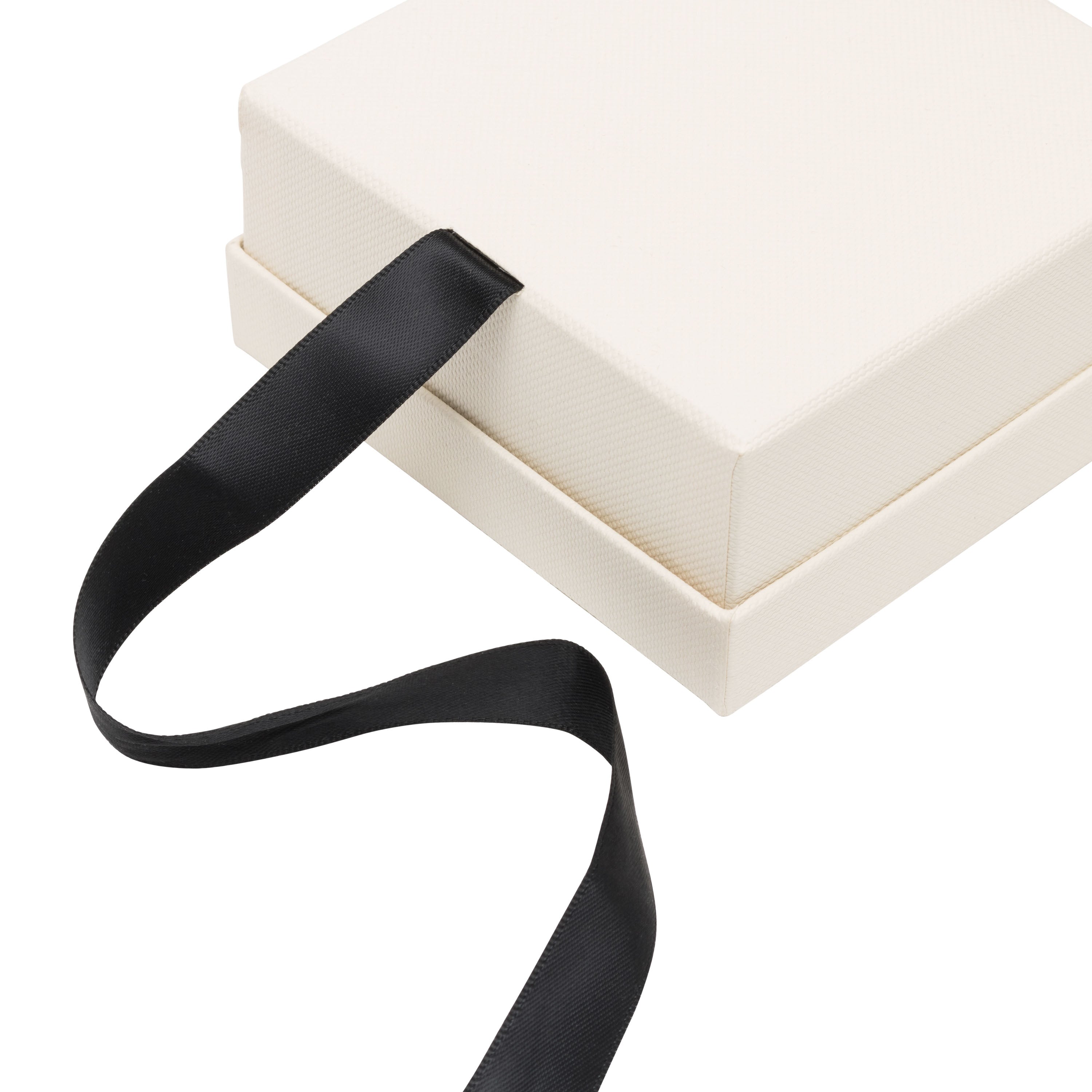 Black Piano French Clip Earring-Pendant Box (Reversible Pad)