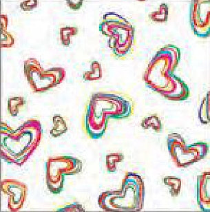 Hearts and Stars Cellophane Rolls