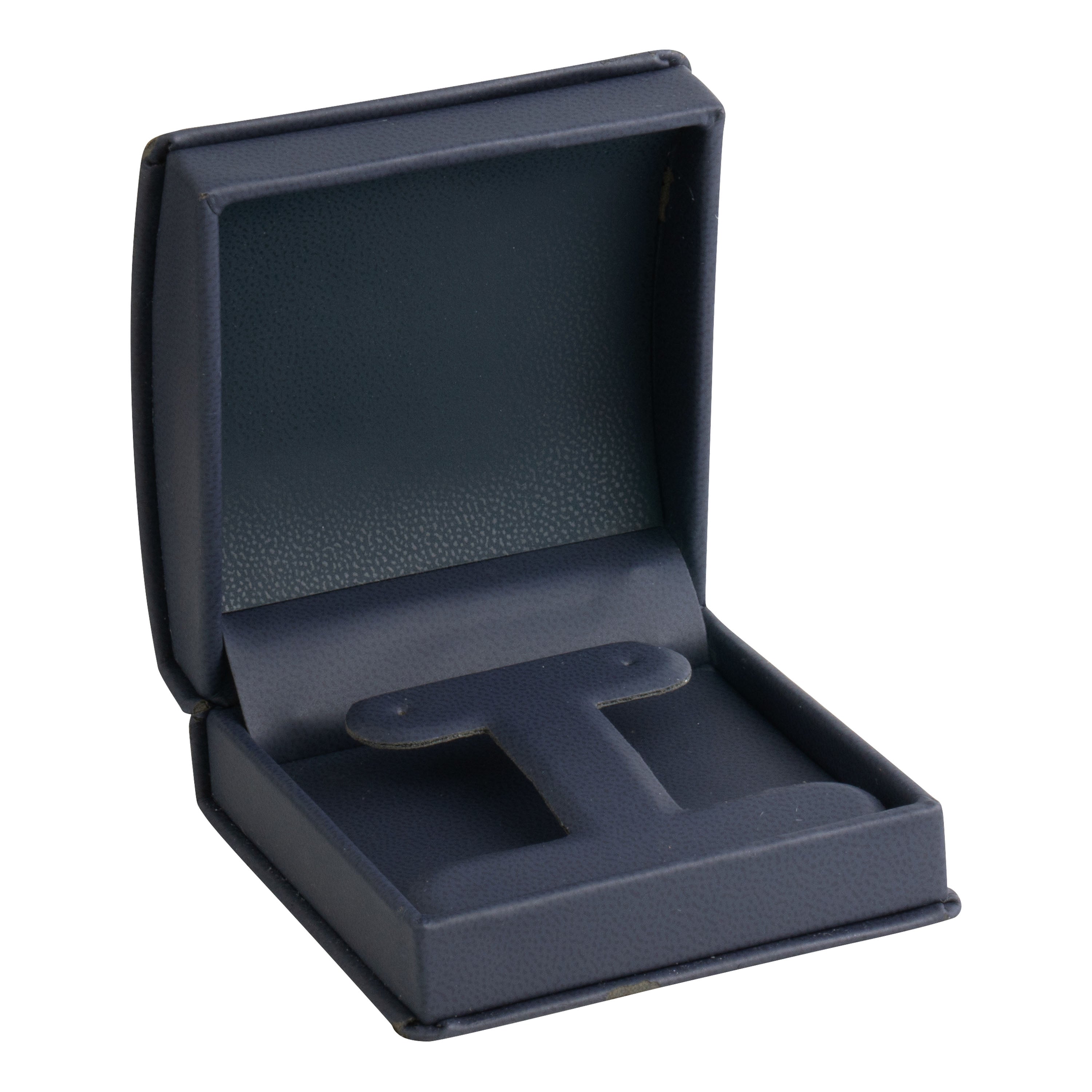 Leatherette Clip Earring Box Leatherette Interior with Ribboned Packer