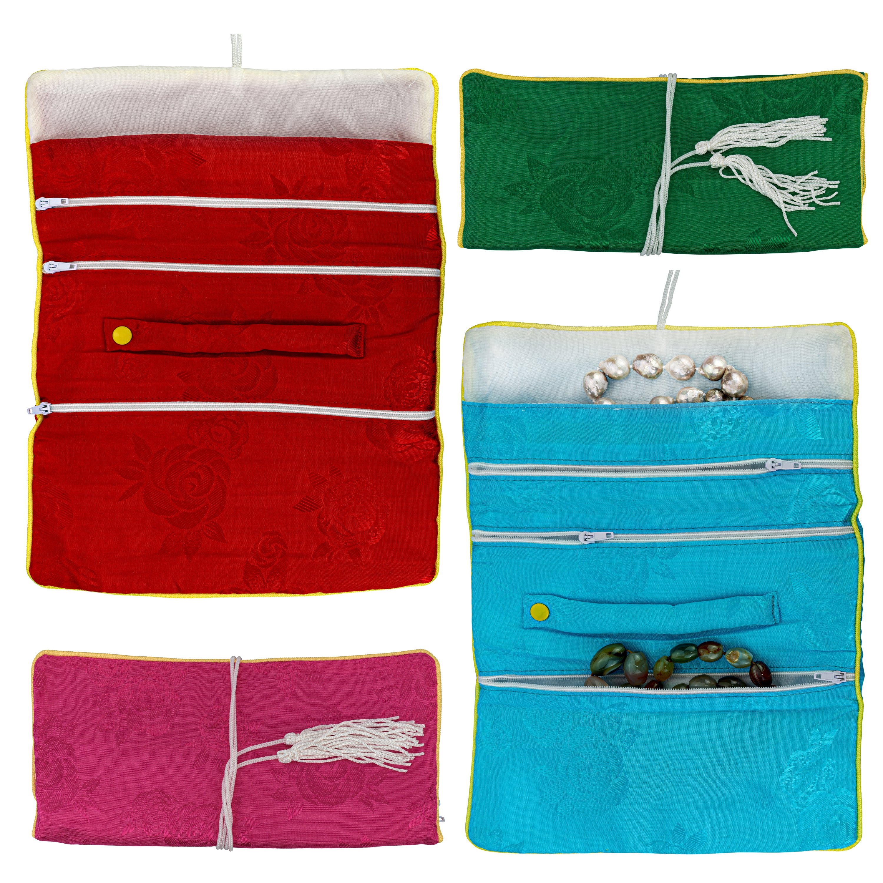 Assorted Printed Chinese Brocade Pouch