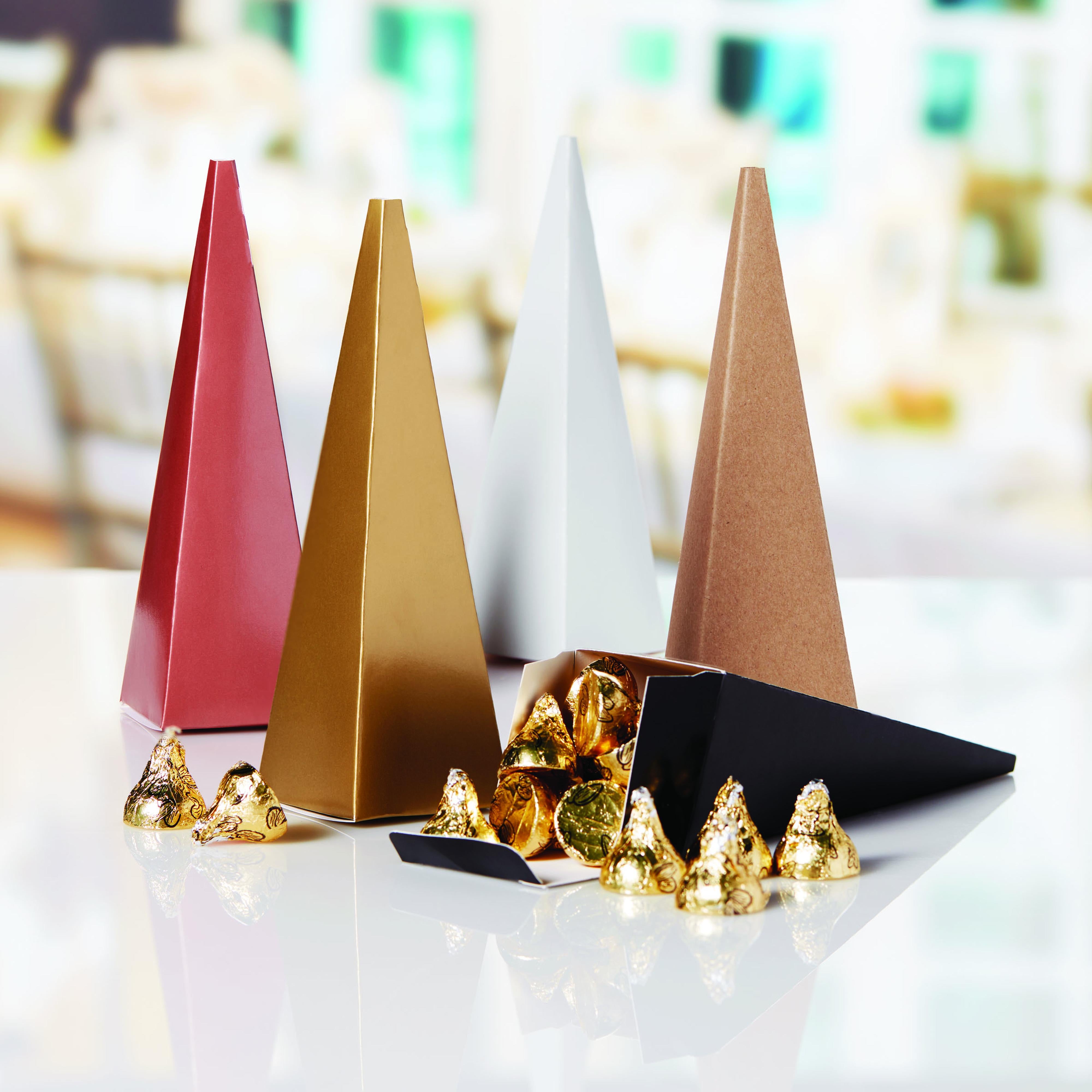 Custom Cone Shaped Boxes, Cone Favor Boxes Wholesale