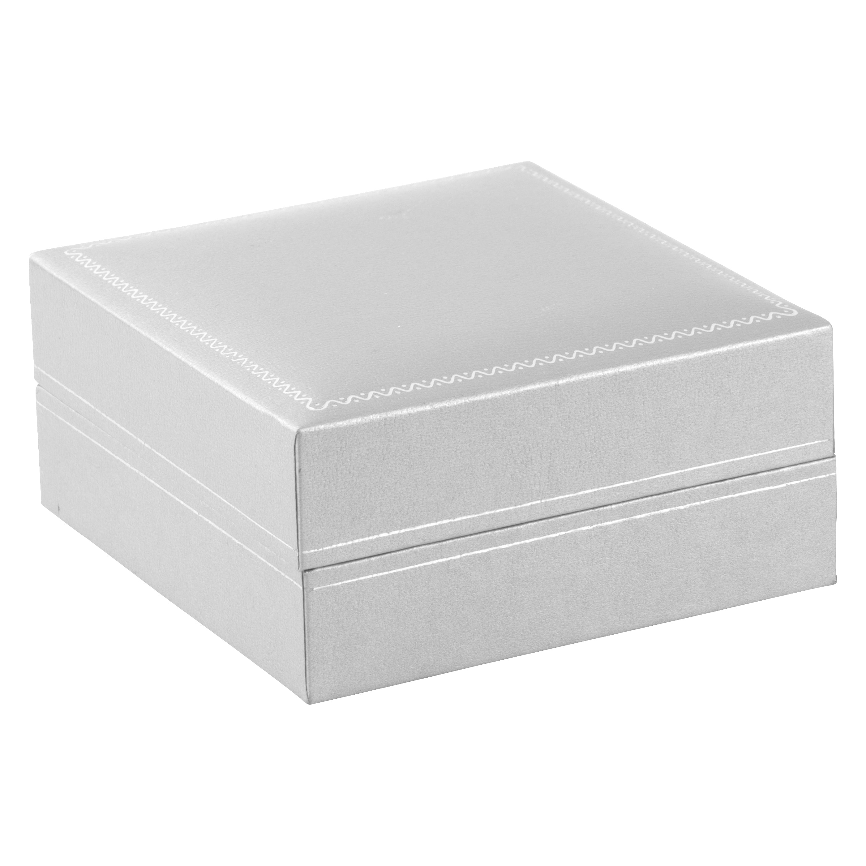 Paper Covered Bangle Box with Gold Accent