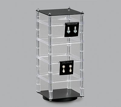 4-Sided Acrylic Hanging Card Display