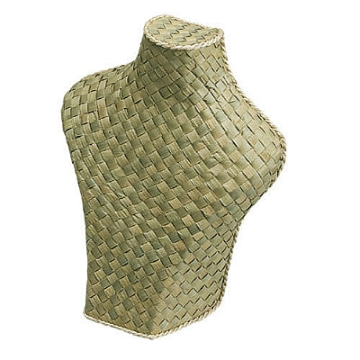 Bamboo Woven Neck Jewellery Display