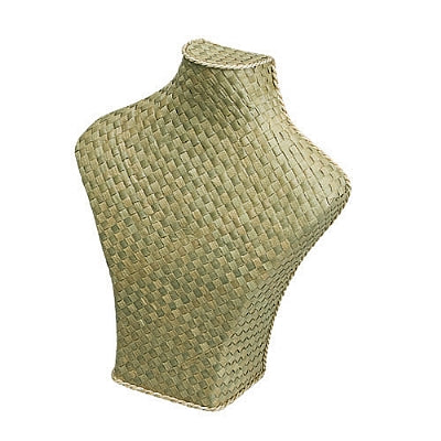 Bamboo Woven Neck Jewellery Display