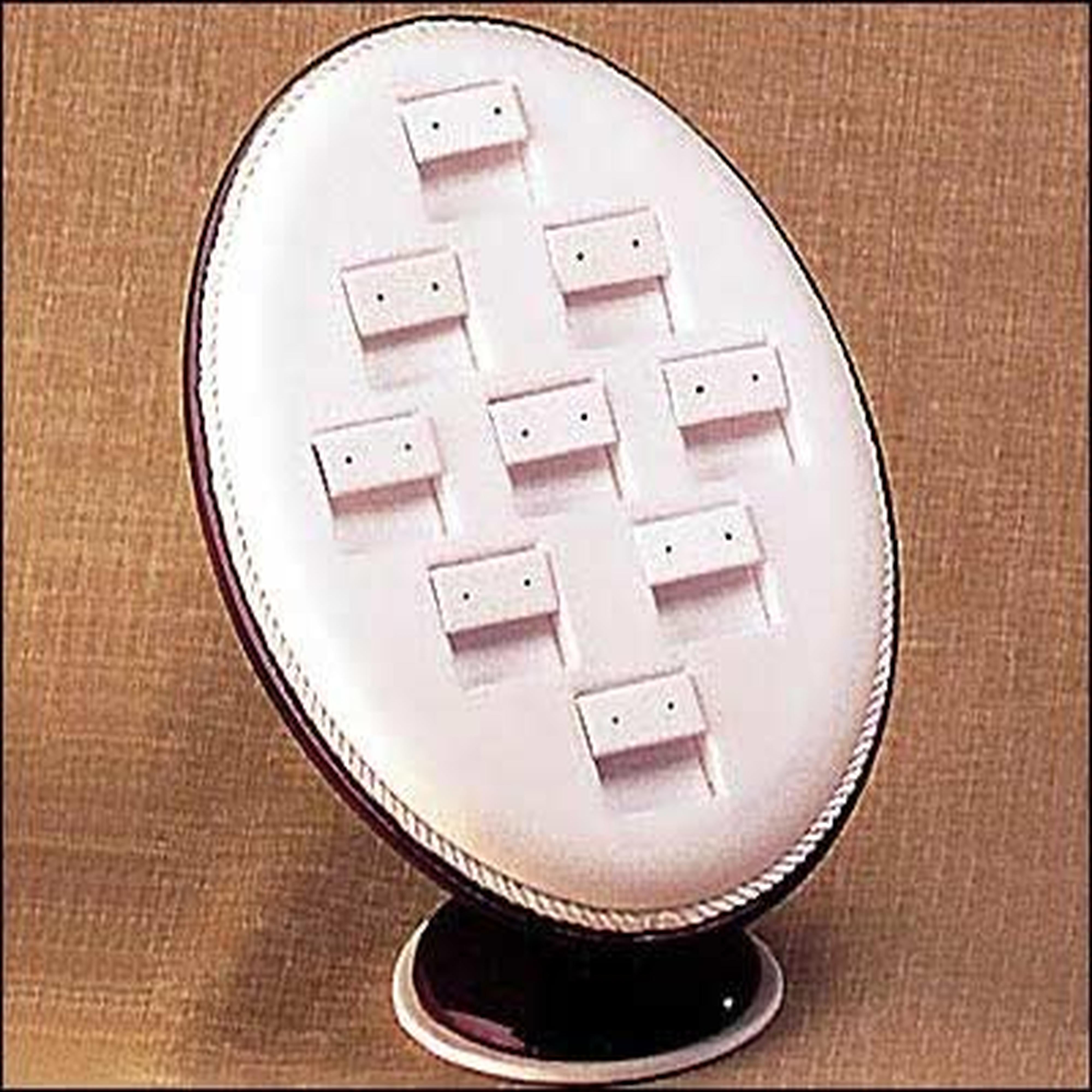 Leather & Wooden Earring Display - (9)