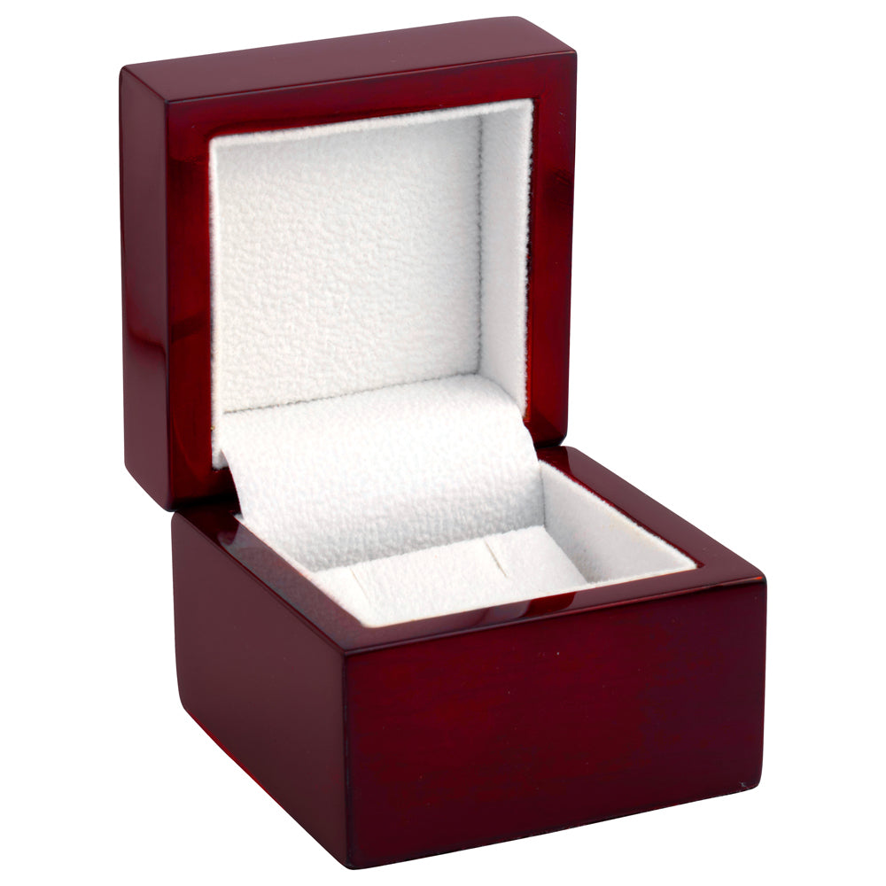 Black Piano French Clip Earring-Pendant Box (Reversible Pad)