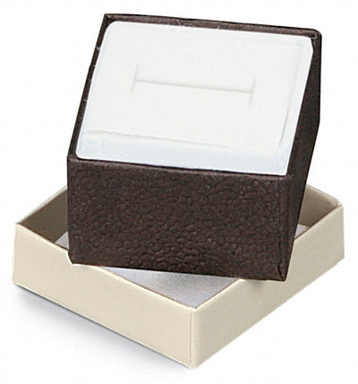 Two-Piece Cardboard Ring Box with Foam Insert