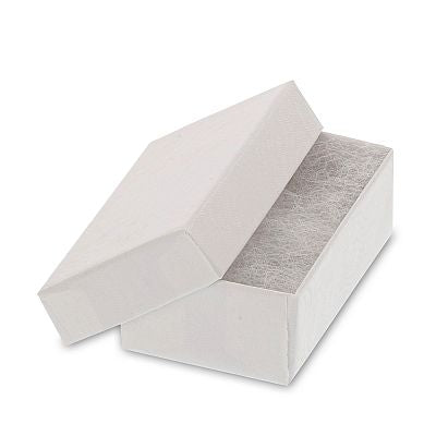 White Swirl Cotton Filled Cardboard Boxes