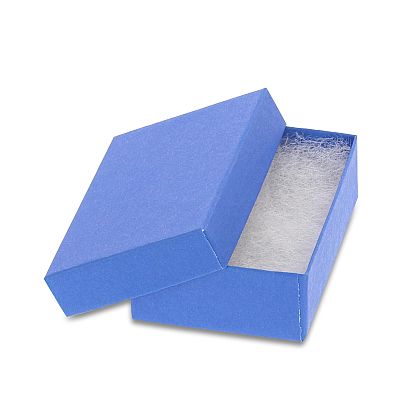 Cotton Filled Cardboard Earring-Pendant-Bracelet Box