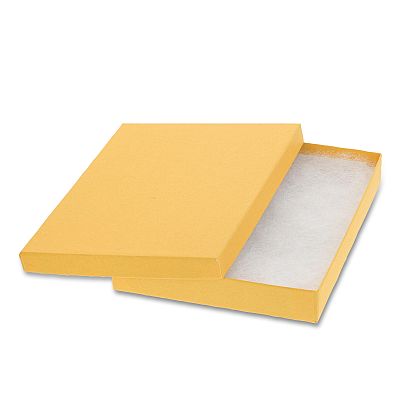 Cotton Filled Cardboard Pendant-Necklace-Set Box