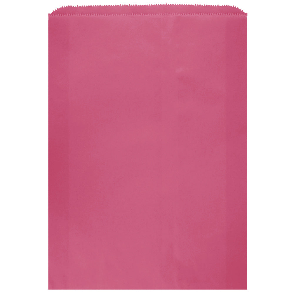 Colored Flat Paper Merchandise Bag