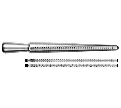 ALUMINIUM RING STICK FRENCH CALIBRATION