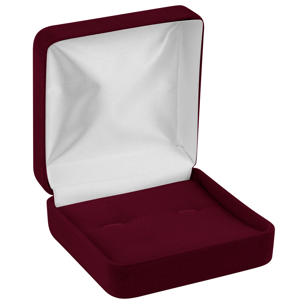 Velour Cufflink Box