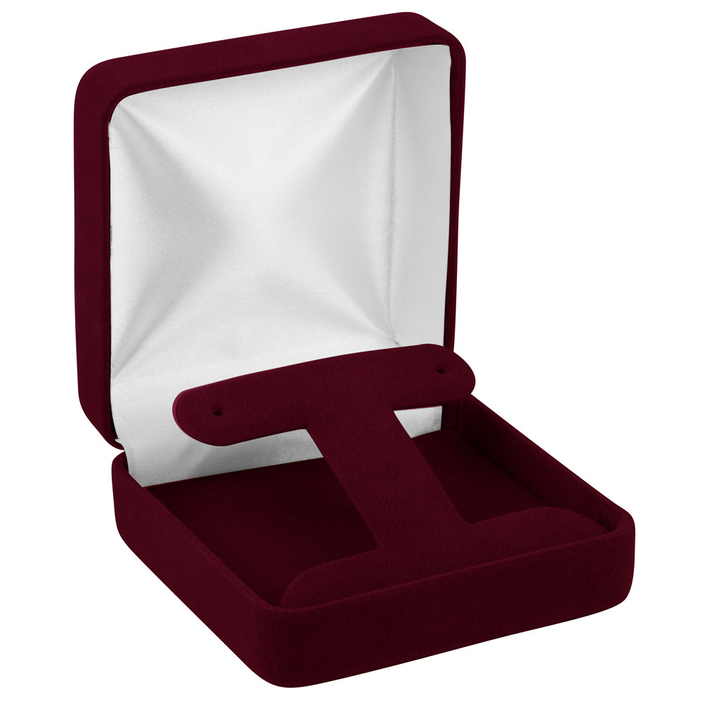 Velour French Clip Earring Box