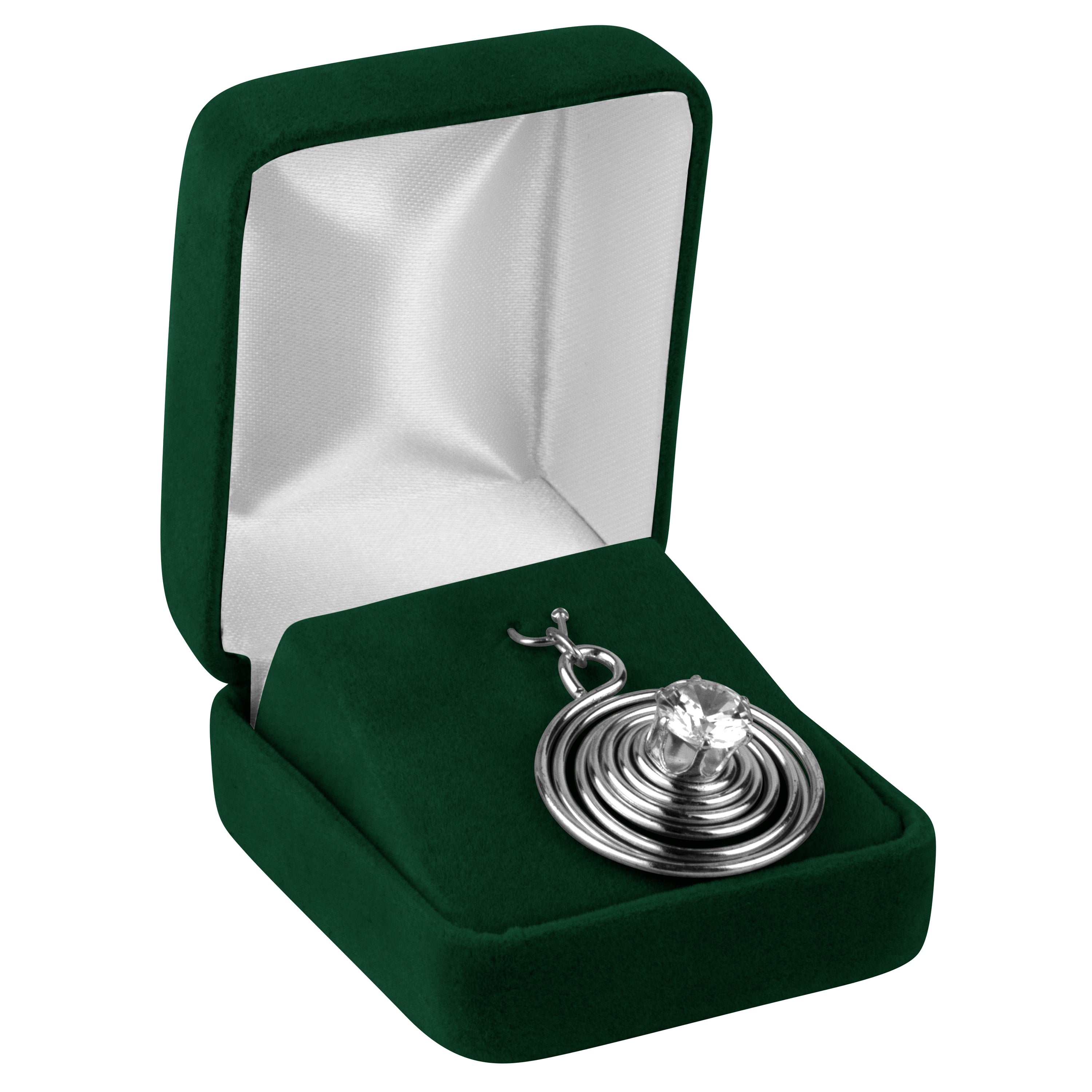 Velour Charm Box with Hook