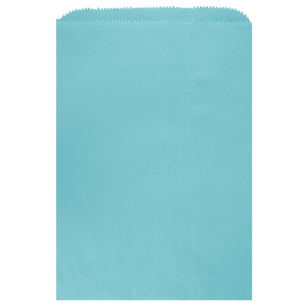 Colored Flat Paper Merchandise Bag