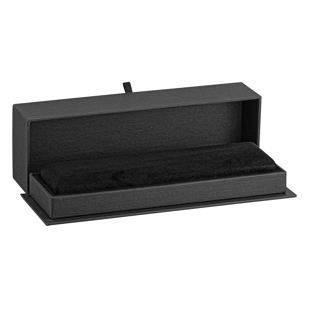 Haute Suede Bracelet Box with Matching Satin Inner Lids