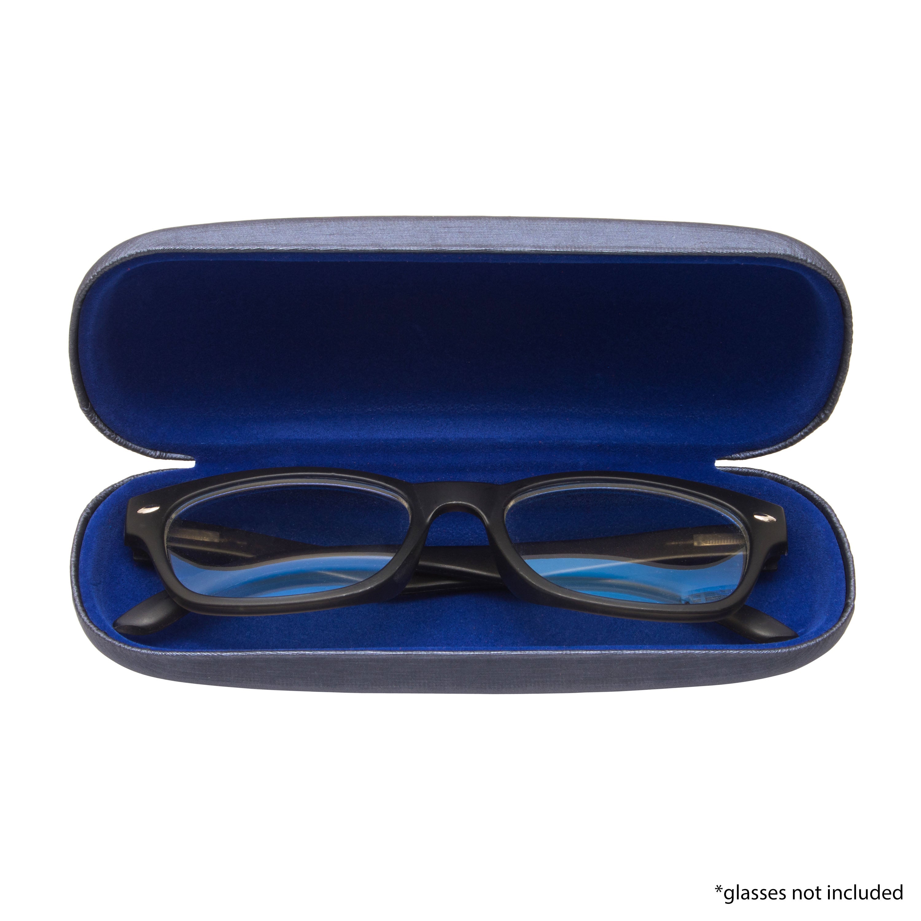 Hard Shell Brushed Eyeglass Case