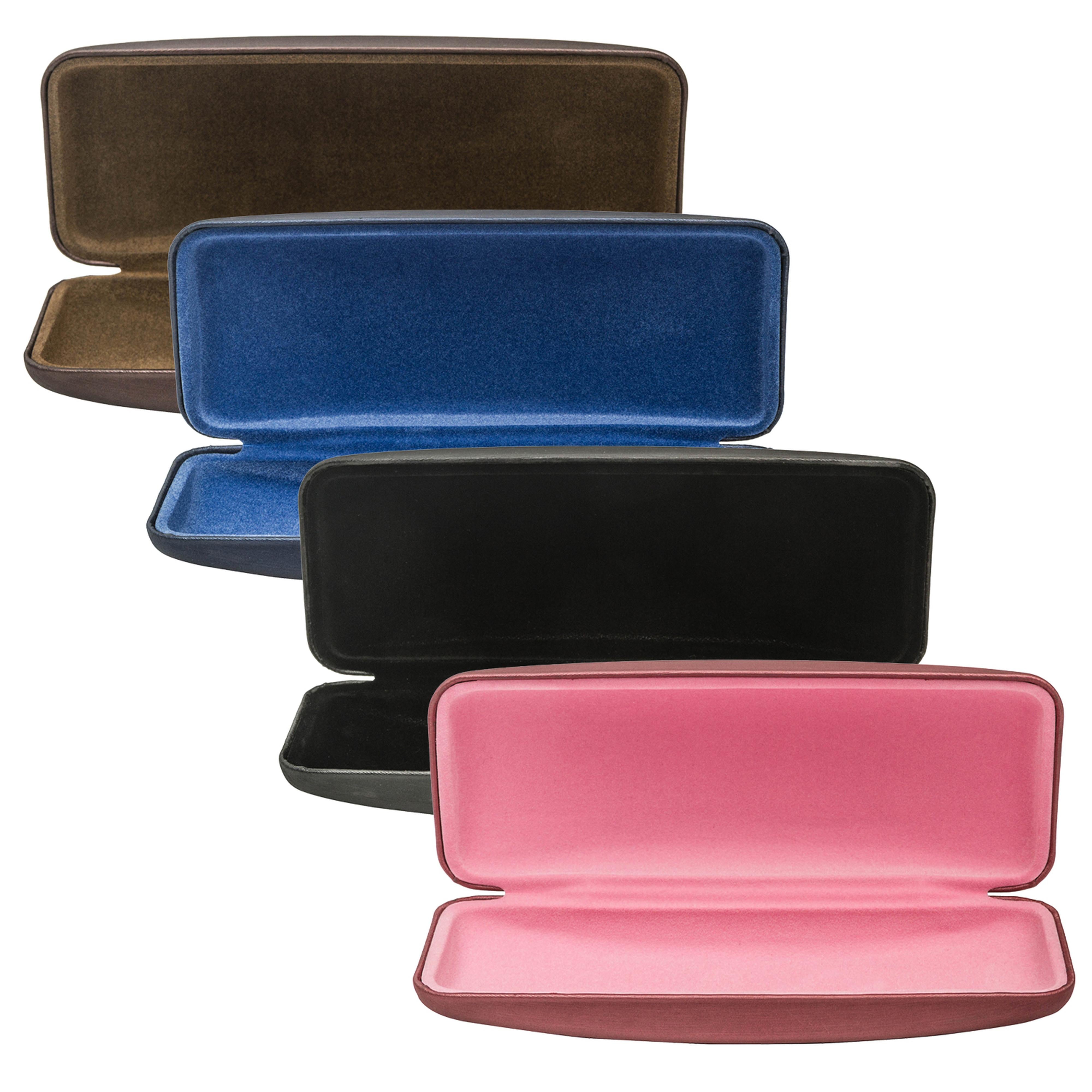 Brushed PU Eyewear Case with Matching Interior