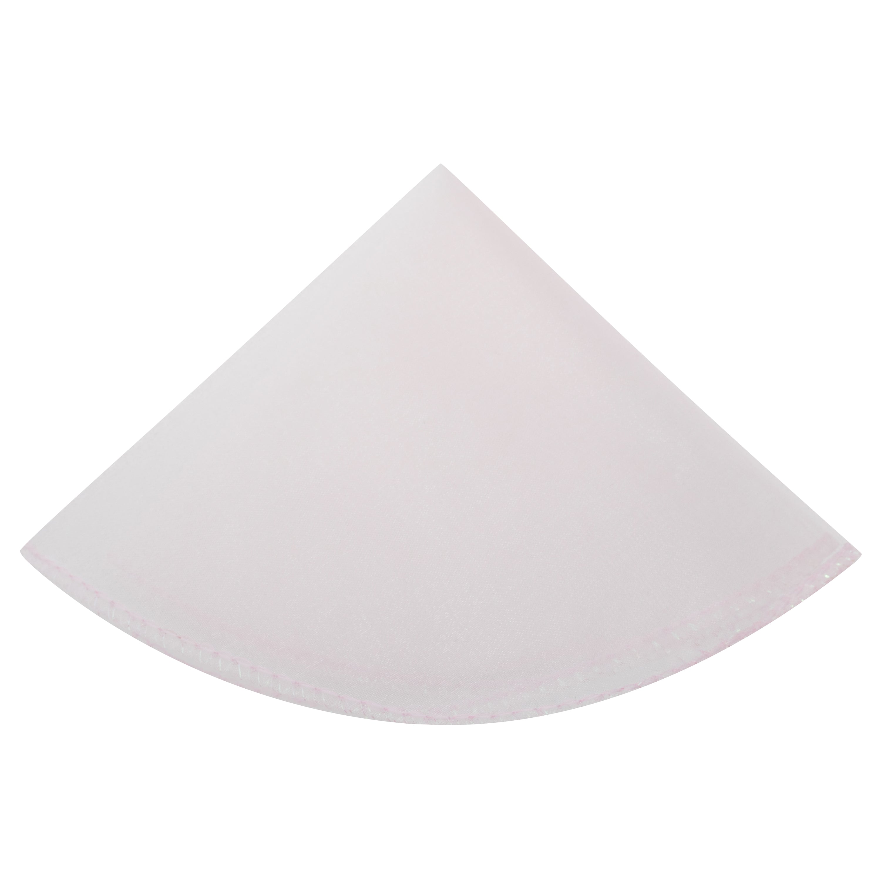 Organza Circle Pouch with Metallic Edge