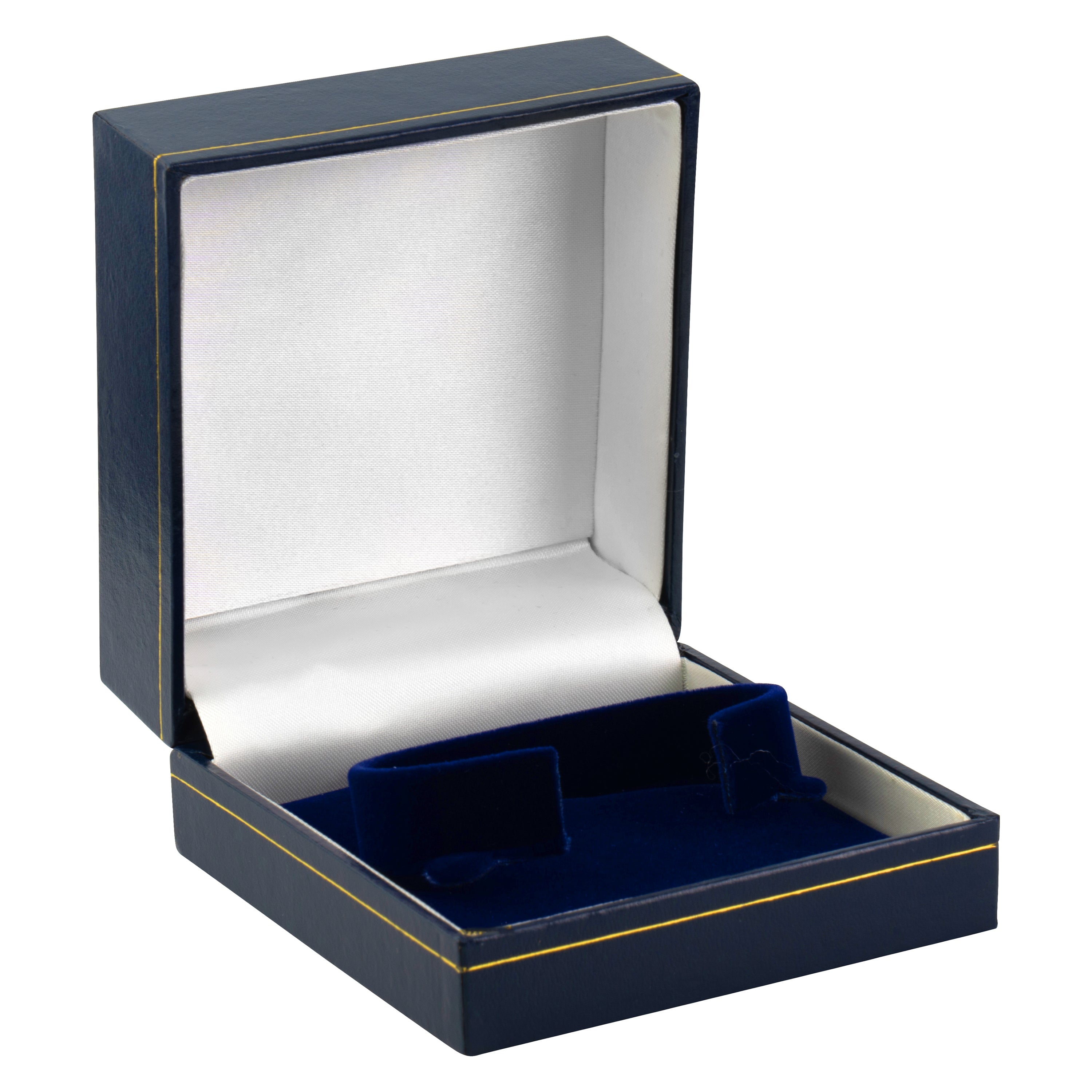 Paper Covered Bangle Box with Gold Accent