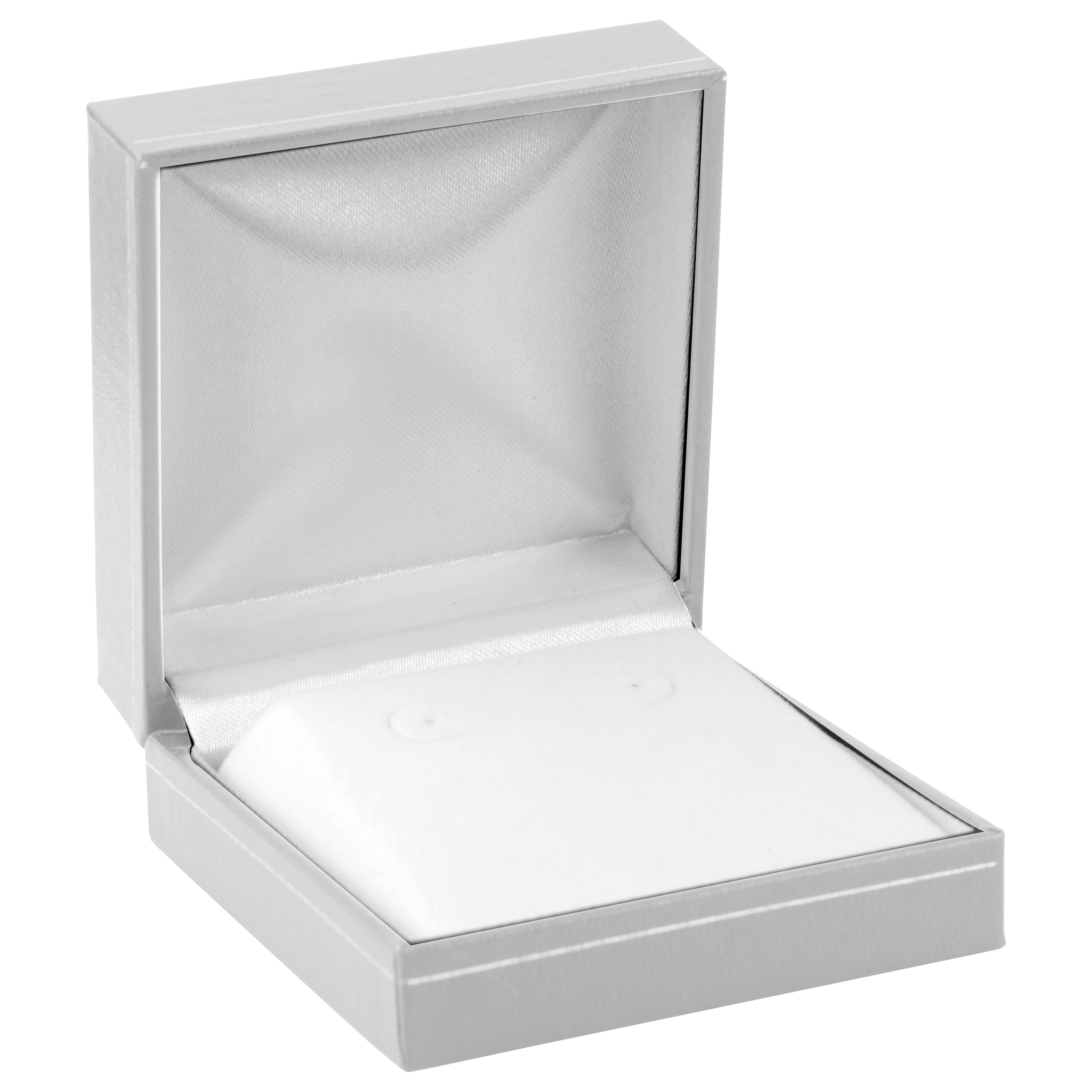 Paper Covered Hoop Earring Box with Gold Accent