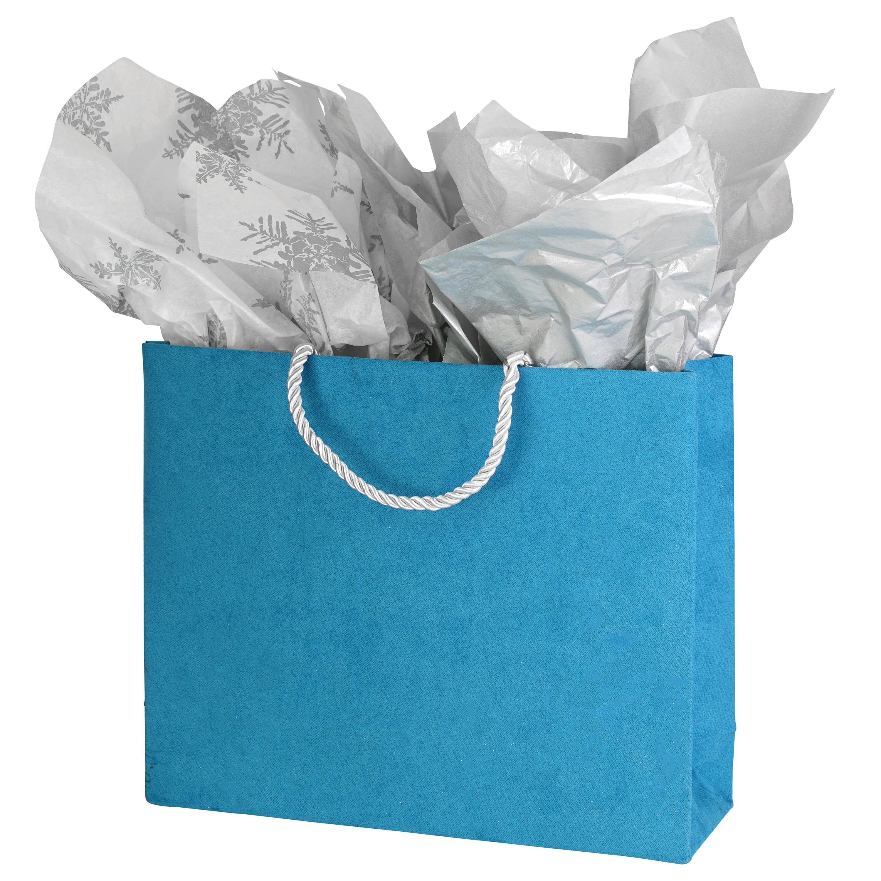 Suede Tote Paper Bag