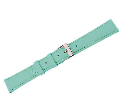 Leather Watch Band Soft Leather P. Green (20mm) Regular