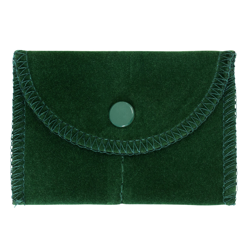Velour Pouches with Side-by-Side Pocket