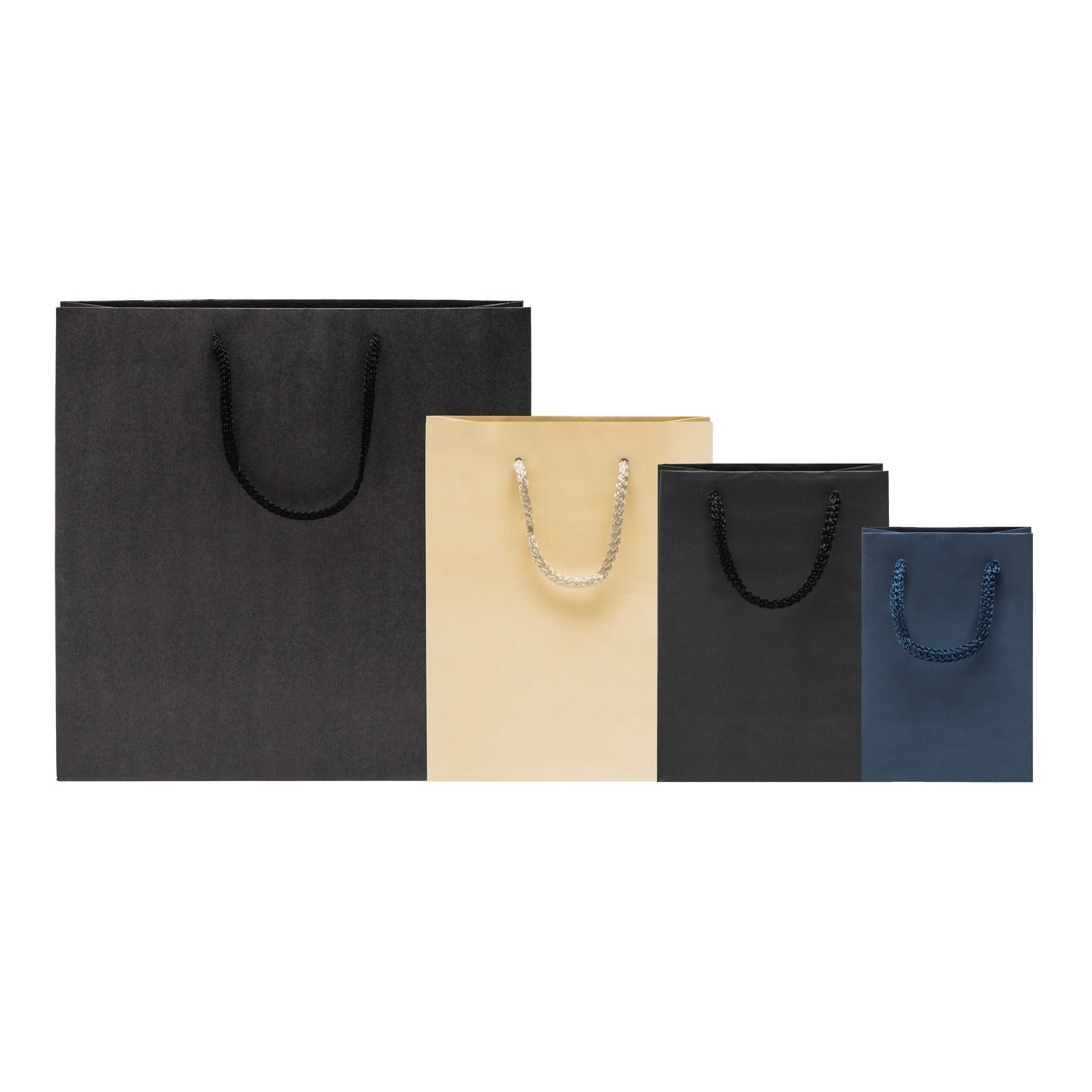 Euro Tote Embossed Ribbed Paper Bag