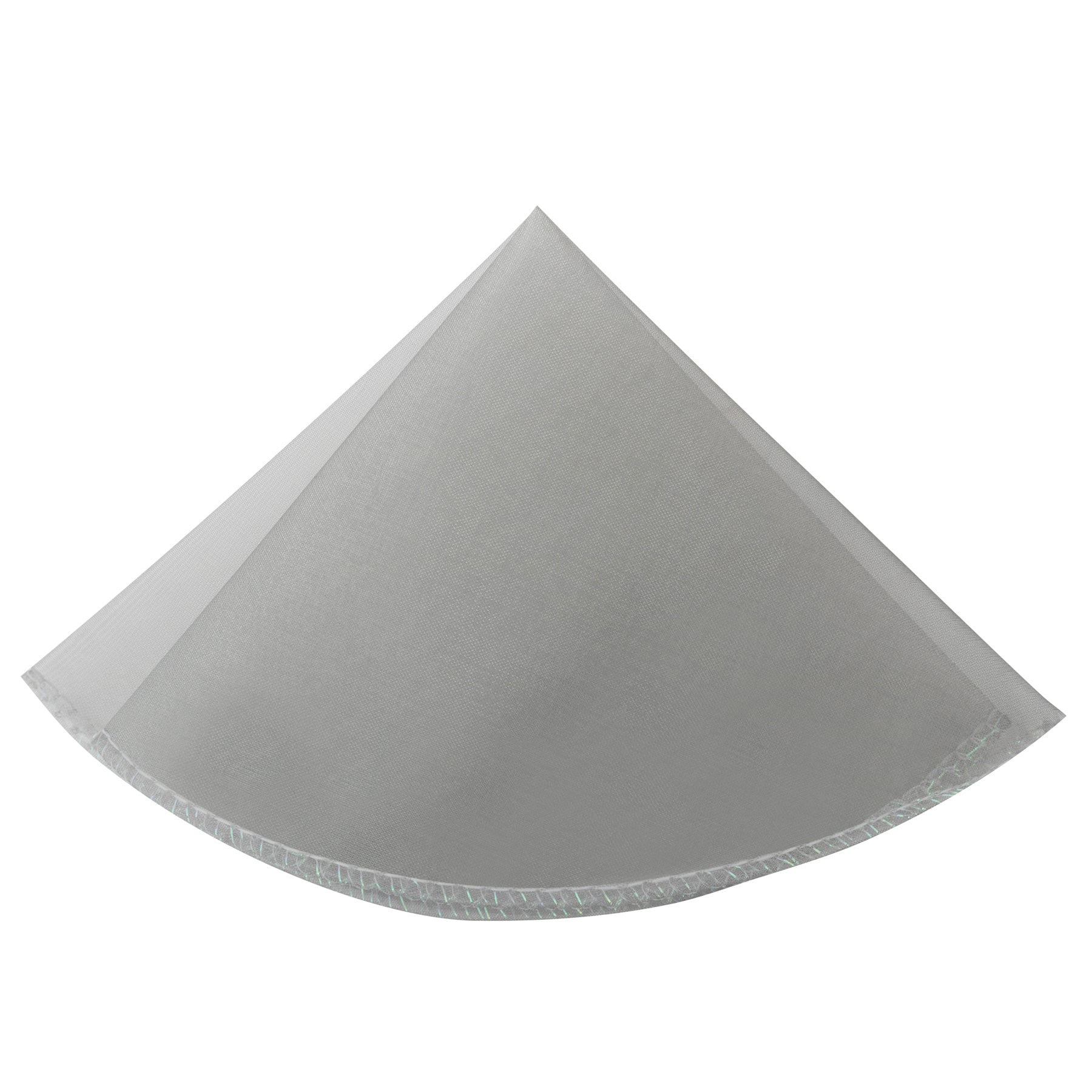 Organza Circle Pouch with Metallic Edge