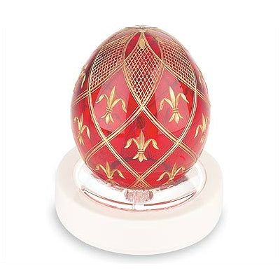 White Stand with Multi-Colored Light