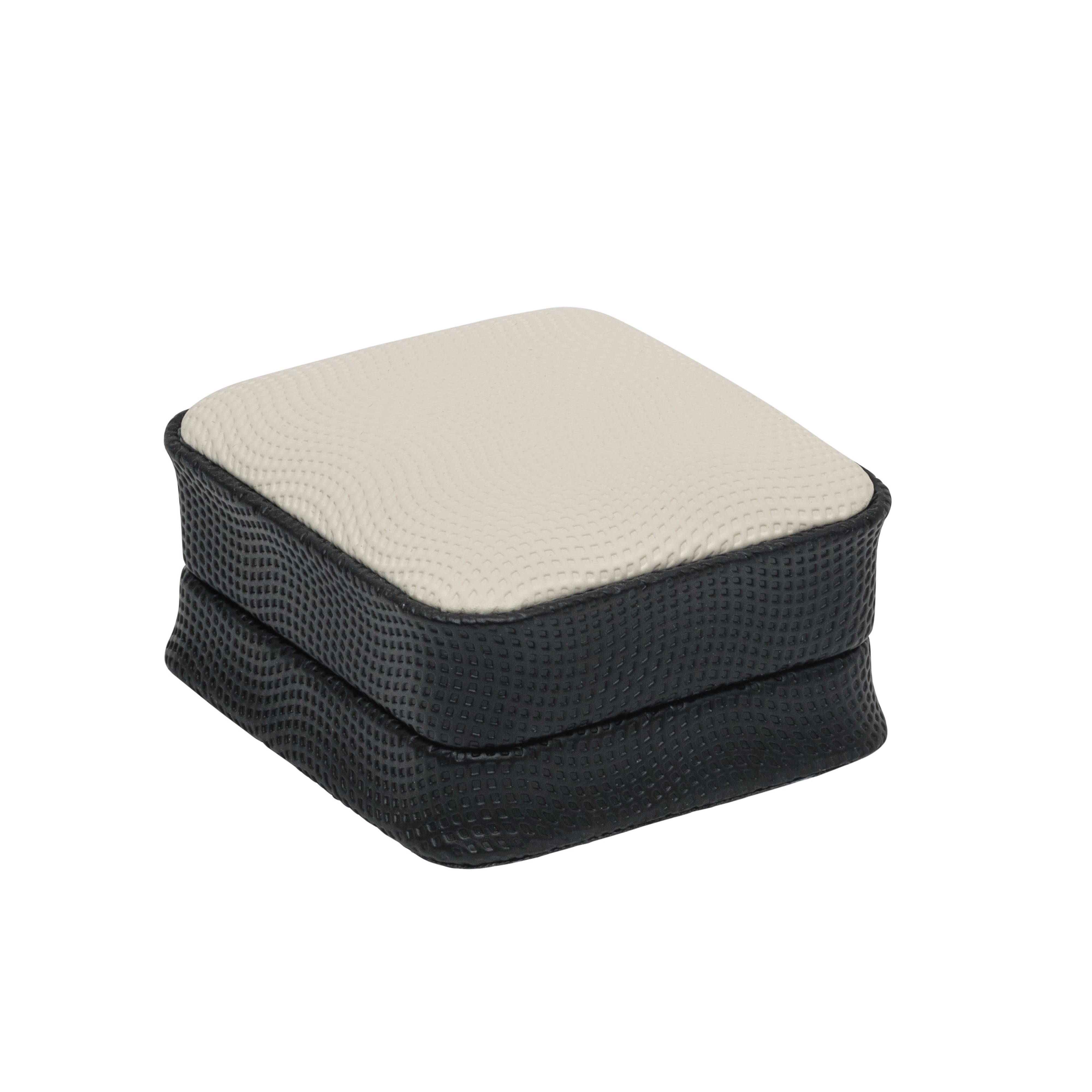 Textured Two-Tone French Clip Box